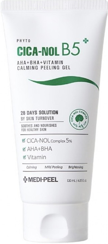 Пілінг-скатка з кислотами MEDI-PEEL Phyto Cica-Nol B5 AHA BHA Vitamin Calming Peeling Gel, 120 мл