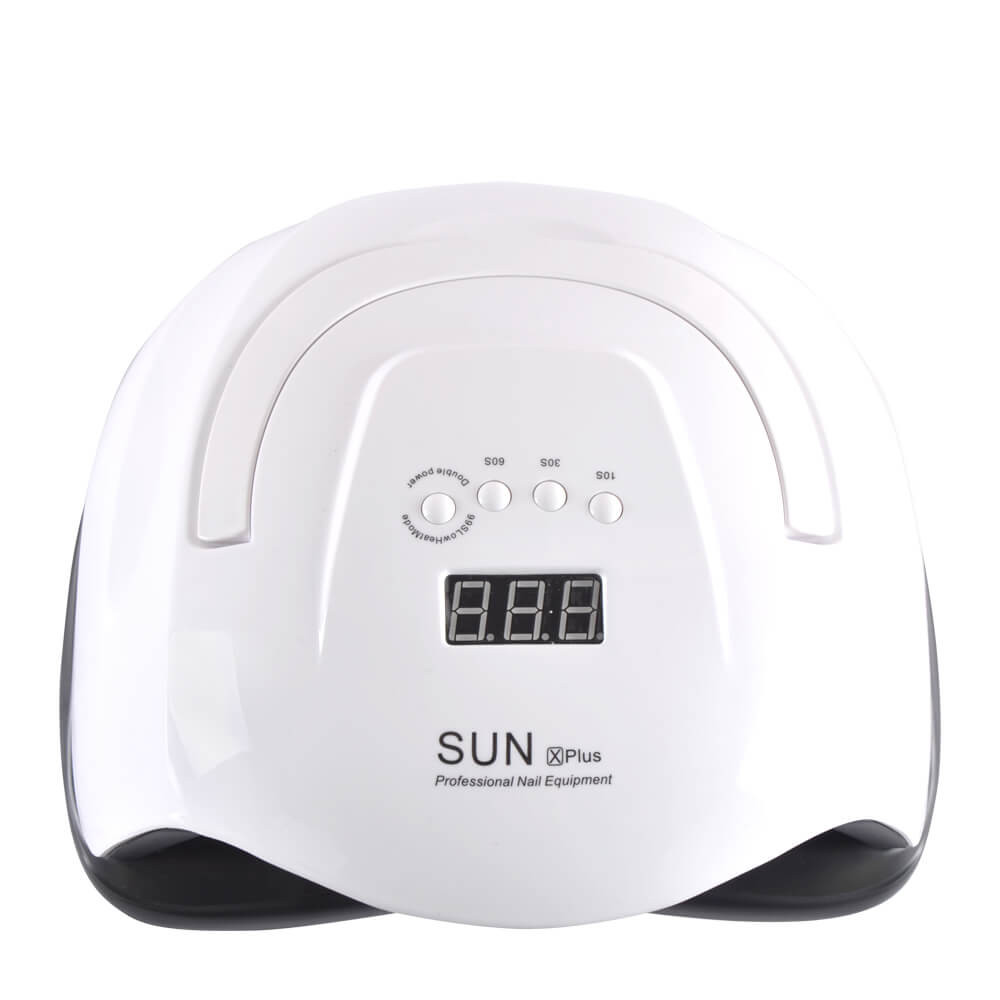 LED/UV Лампа SUN X PLUS С РУЧКОЙ гибридная (с дисплеем) белая 126Вт  Фото 2 