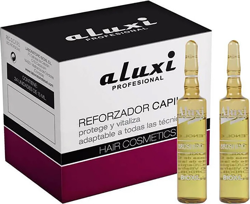 Ампулы для волос, которые подвергаются термической обработке Brushing Aluxi, 24х15 мл