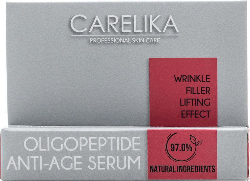 Сыворотка для лица антивозрастная с олигопептидами CARELIKA, 7 мл на beauty-prof.com Сыворотка для лица антивозрастная с олигопептидами CARELIKA, 7 мл