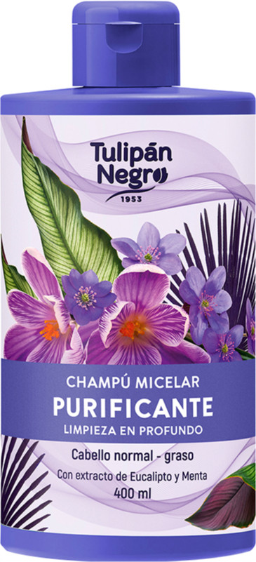 Шампунь міцелярний очищуючий TULIPAN NEGRO, 400 мл