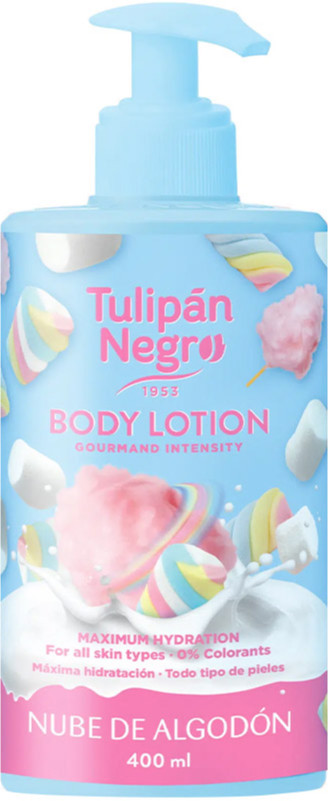 Лосьйон для тіла Бавовняна хмара TULIPAN NEGRO, 400 мл