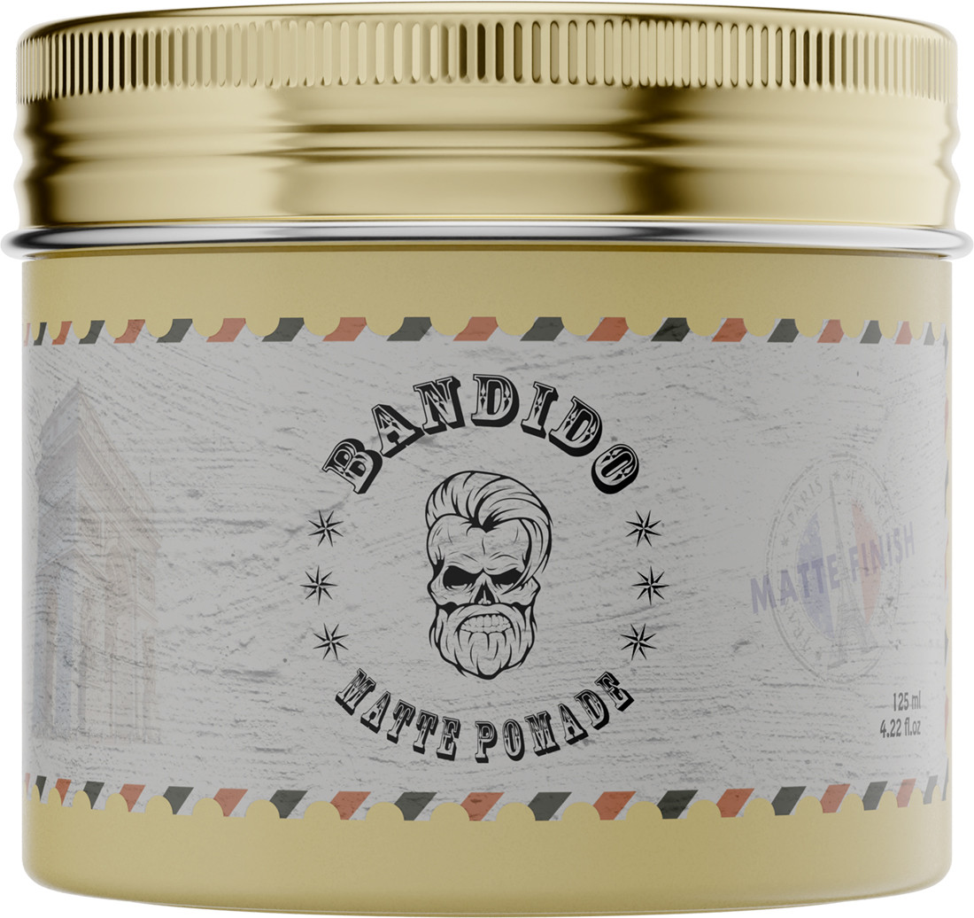 Помада матовая для укладки волос Matte Finish Pomade Bandido, 125 мл на beauty-prof.com Помада матовая для укладки волос Matte Finish Pomade Bandido, 125 мл