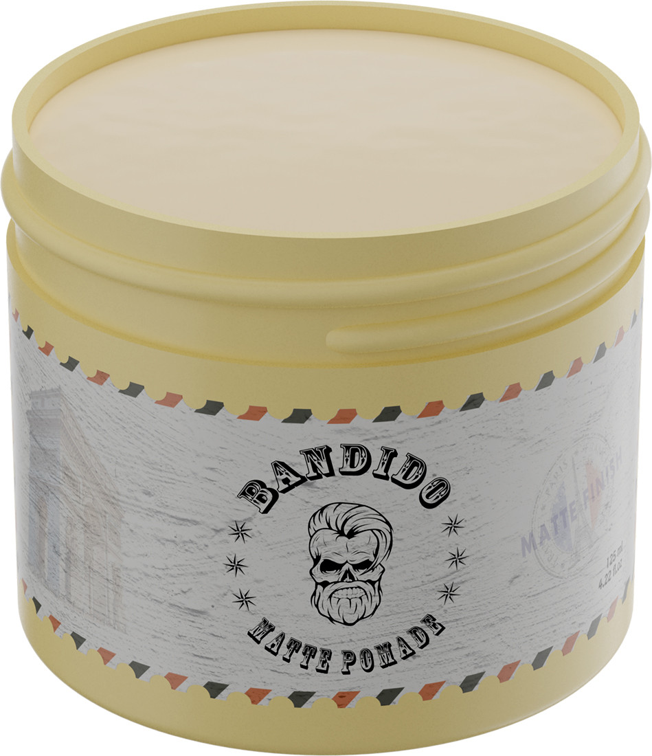 Помада матовая для укладки волос Matte Finish Pomade Bandido, 125 мл на beauty-prof.com Фото 2 Помада матовая для укладки волос Matte Finish Pomade Bandido, 125 мл Фото 2