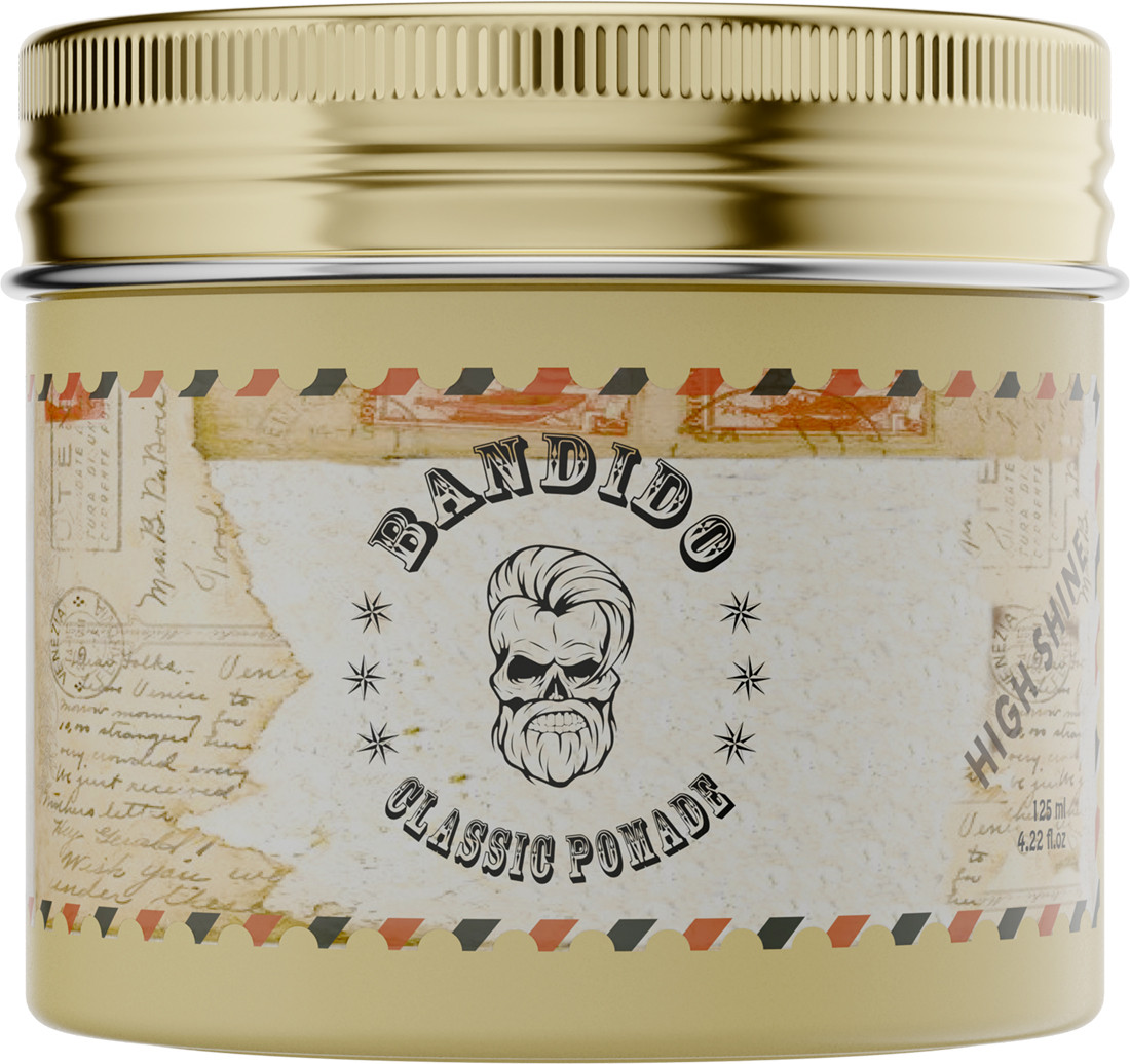 Помада для укладки волос средней фиксации Classic Pomade Bandido, 125 мл на beauty-prof.com Помада для укладки волос средней фиксации Classic Pomade Bandido, 125 мл