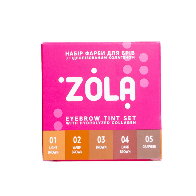 Набір фарб з окислювачем у саше New Innovative Colouring System Zola