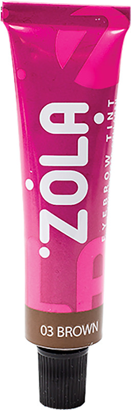 NEW Фарба для брів із колагеном Eyebrow Tint With Collagen (03 Brown) Zola, 15 мл