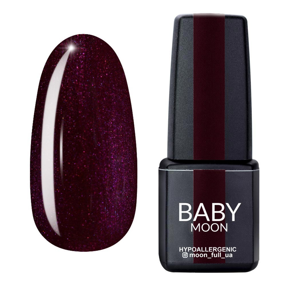 Гель-лак для ногтей Burgundy №08 Baby Moon, 6 мл