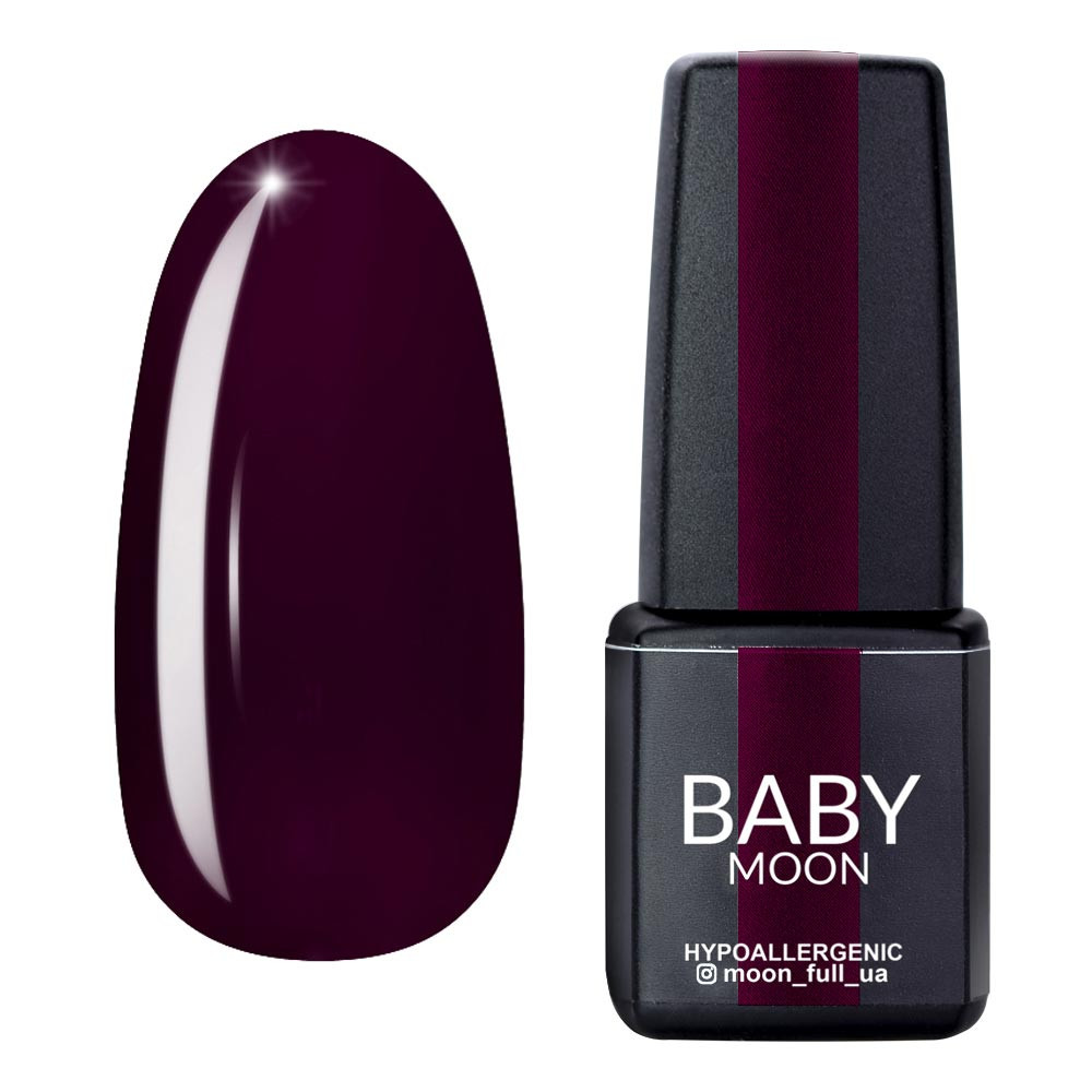 Гель-лак для ногтей Burgundy №09 Baby Moon, 6 мл