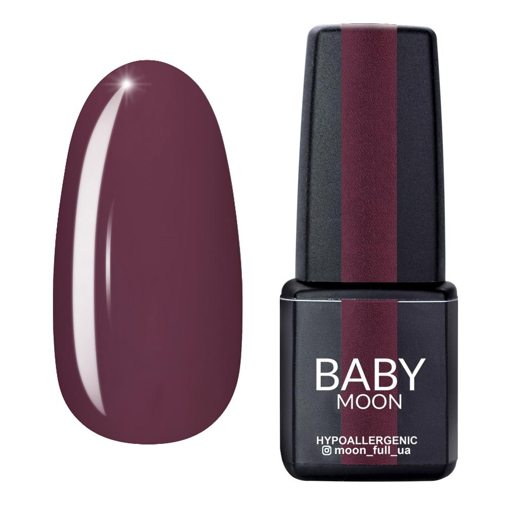 Гель-лак для ногтей Burgundy №14 Baby Moon, 6 мл