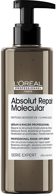 Сыворотка для молекулярного восстановления структуры поврежденных волос Absolut Repair Molecular L’Oreal Professionnel , 250 мл