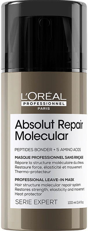 Маска для молекулярного відновлення структури волосся L'Oreal Absolut Repair Molecular Leave-In Mask, 100 мл