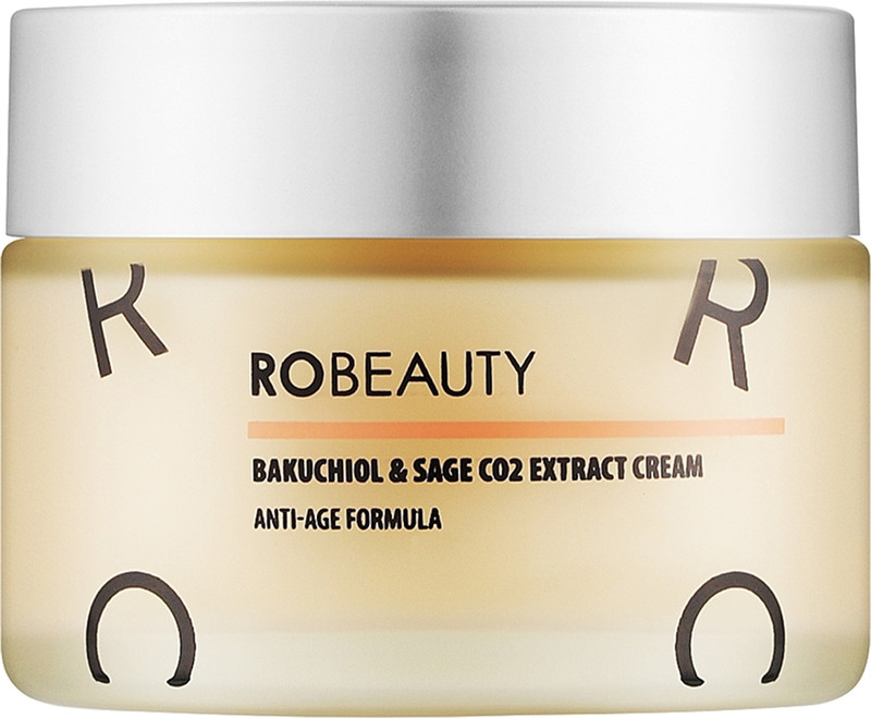 Крем для обличчя з бакучиолом та CO2 екстрактом шавлії RoBeauty, 50 мл