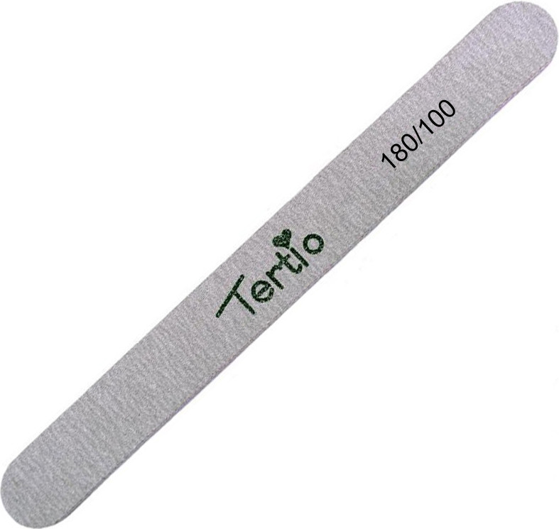 Пилка для нігтів пряма Tertio, 180/100