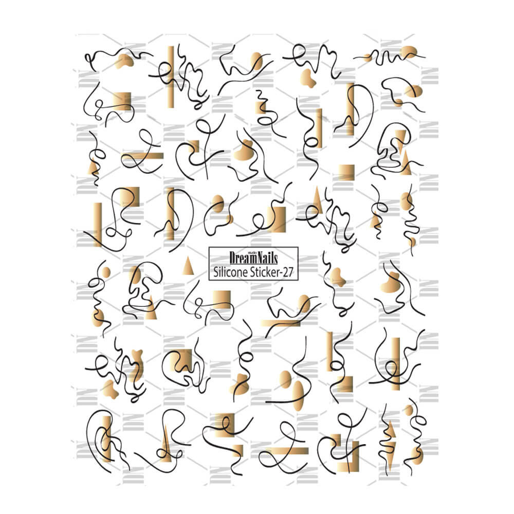 Наклейки для нігтів Silicone Sticker 27