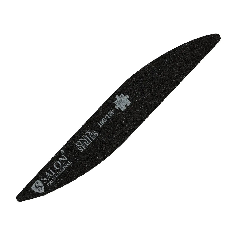 Пилка крапля чорна Salon Professional, 100/180