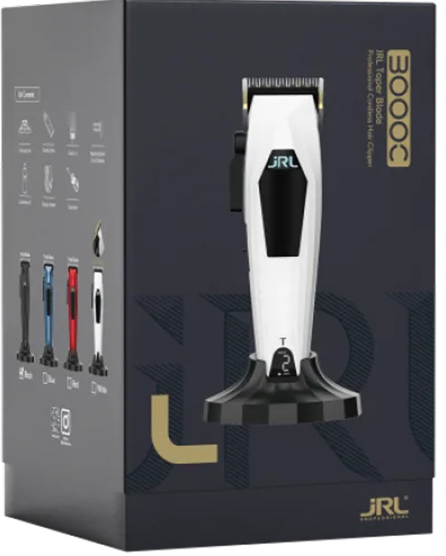 Машинка для стрижки с ножевым блоком Taper, JRL 3000C, JRL-3000CW-T белая на beauty-prof.com Фото 2 Машинка для стрижки с ножевым блоком Taper, JRL 3000C, JRL-3000CW-T белая Фото 2