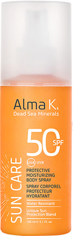 Спрей сонцезахисний зволожувальний для тіла SPF50 Alma K, 150 мл