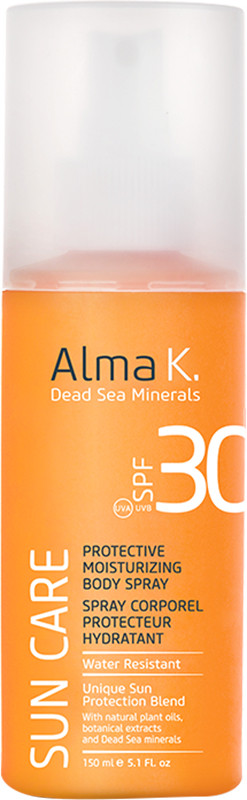 Спрей сонцезахисний зволожувальний для тіла SPF30 Alma K, 150 мл