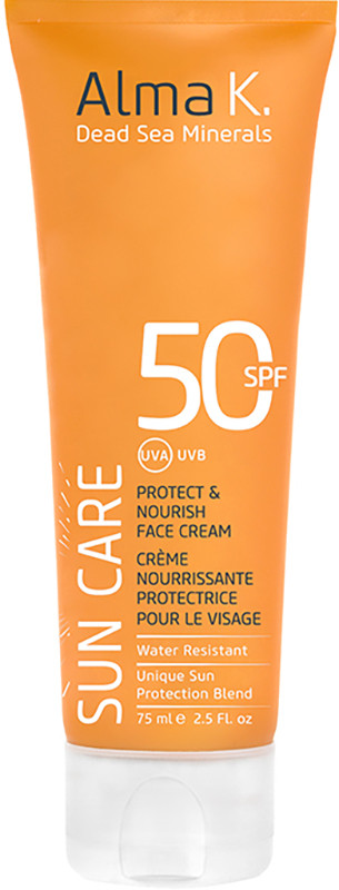 Крем солнцезащитный увлажняющий для лица SPF50 Alma K, 75 мл 