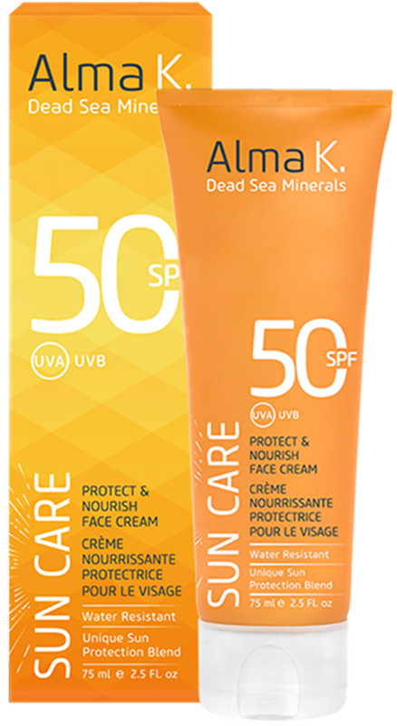 Крем солнцезащитный увлажняющий для лица SPF50 Alma K, 75 мл  Фото 2 