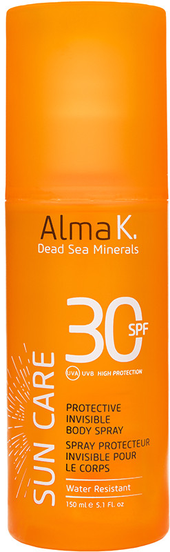 Спрей сонцезахисний невидимий для тіла SPF30 Alma K, 150 мл