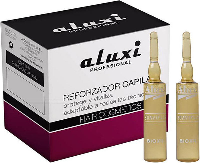 Ампулы для поврежденных, сухих волос Suaviplis Aluxi, 24х15 мл