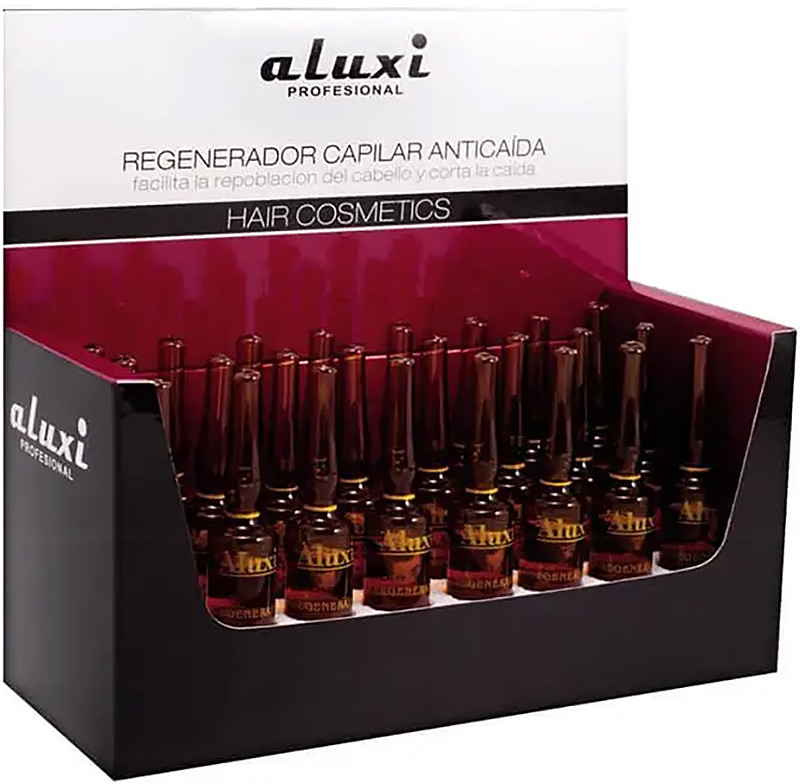 Ампули для відновлення сили та здоров'я волосся Regenerador Aluxi, 24х8 мл