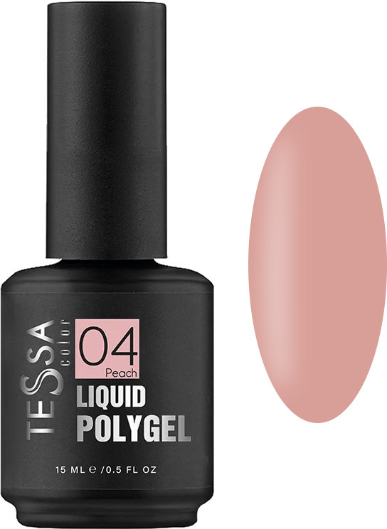 Рідкий полігель Liquid Polygel № 04 Peach Tessa, 15 мл