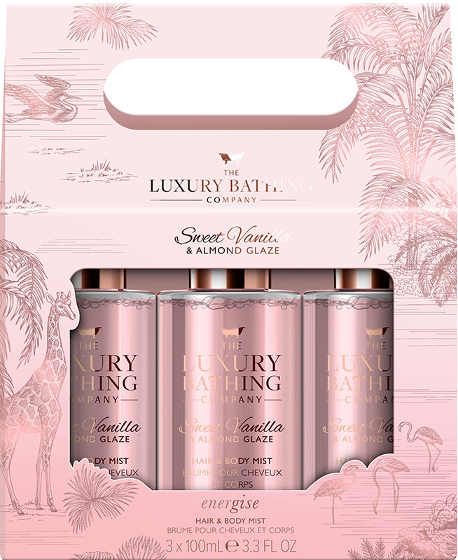 Набір для тіла та волосся Energise SVA The luxury bathing, (100мл/100мл/100мл)