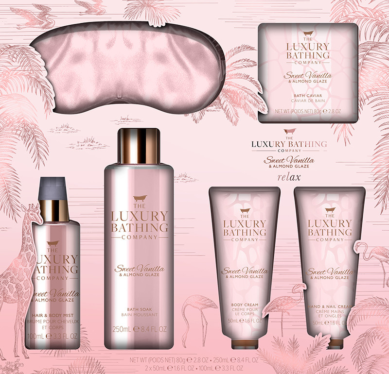 Набір для рук і тіла Relax SVA The luxury bathing, (50мл/50мл/100мл/250мл/80г)