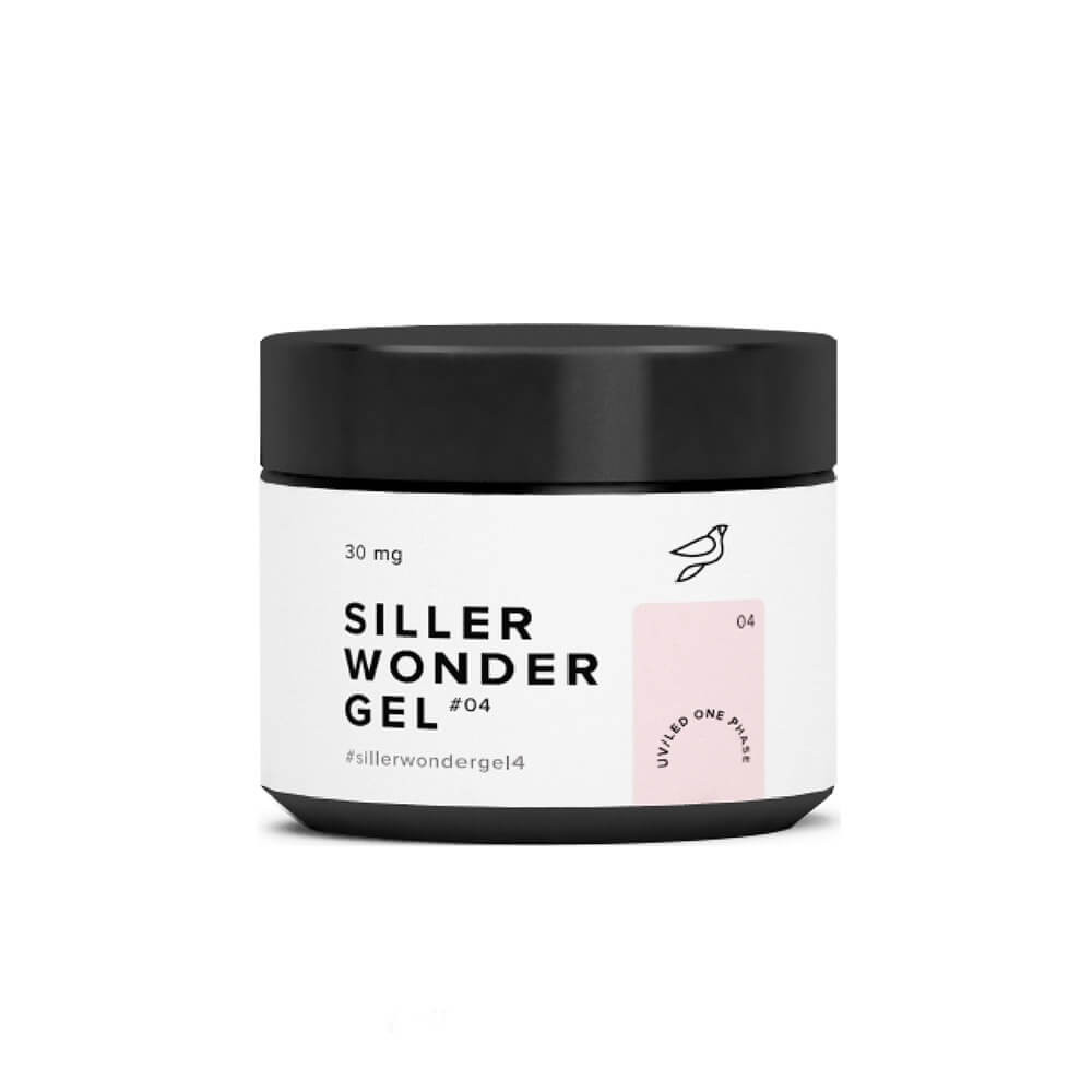 Гель для ногтей UV/LED One Phase Wonder Gel № 4 Siller, 30 мл