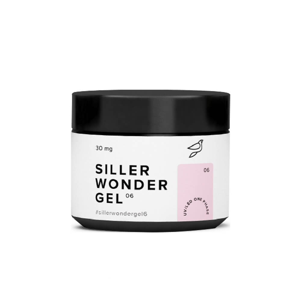 Гель для нігтів UV/LED One Phase Wonder Gel № 6 Siller, 30 мл