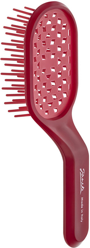 Щітка Сurvy Vented Hairbrush Mini червона Janeke на beauty-prof.com Фото 2 Щітка Сurvy Vented Hairbrush Mini червона Janeke Фото 2