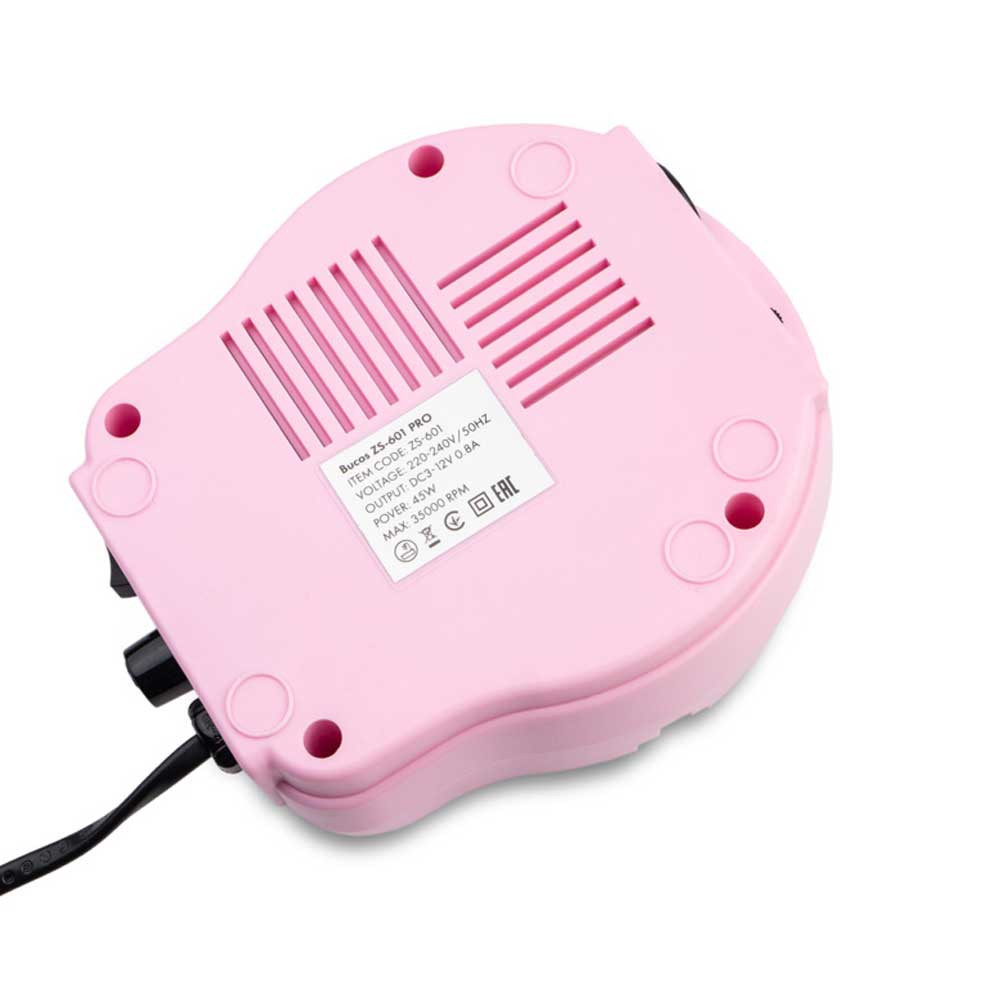 Фрезер для маникюра Bucos ZS-601 Pro Pink (35000/45W) на beauty-prof.com Фото 6 Фрезер для маникюра Bucos ZS-601 Pro Pink (35000/45W) Фото 6