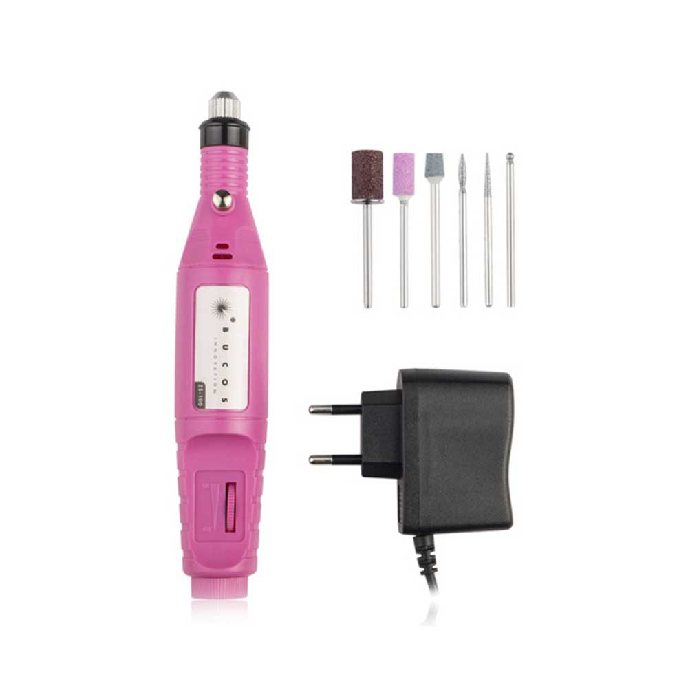 Фрезер-ручка для манікюру Bucos ZS-100 (20 000 об.) Pink