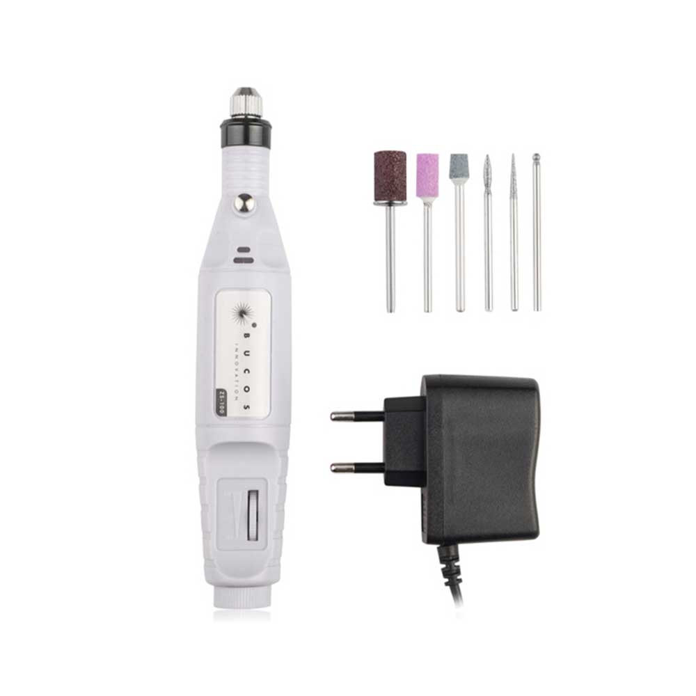 Фрезер-ручка для манікюру Bucos ZS-100 (20 000 об.) White