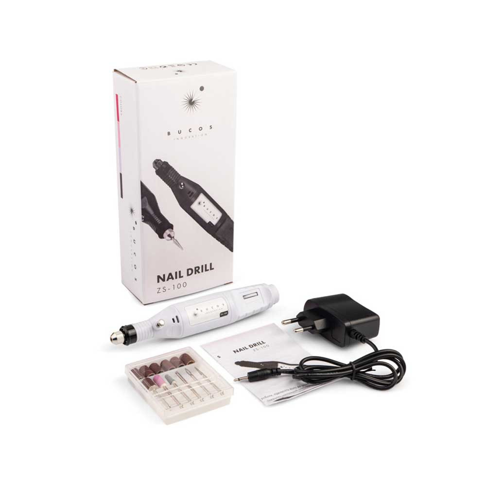 Фрезер-ручка для манікюру Bucos ZS-100 (20 000 об.) White на beauty-prof.com Фото 6 Фрезер-ручка для манікюру Bucos ZS-100 (20 000 об.) White Фото 6