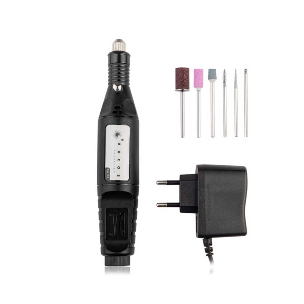 Фрезер-ручка для манікюру Bucos ZS-100 (20 000 об.) Black