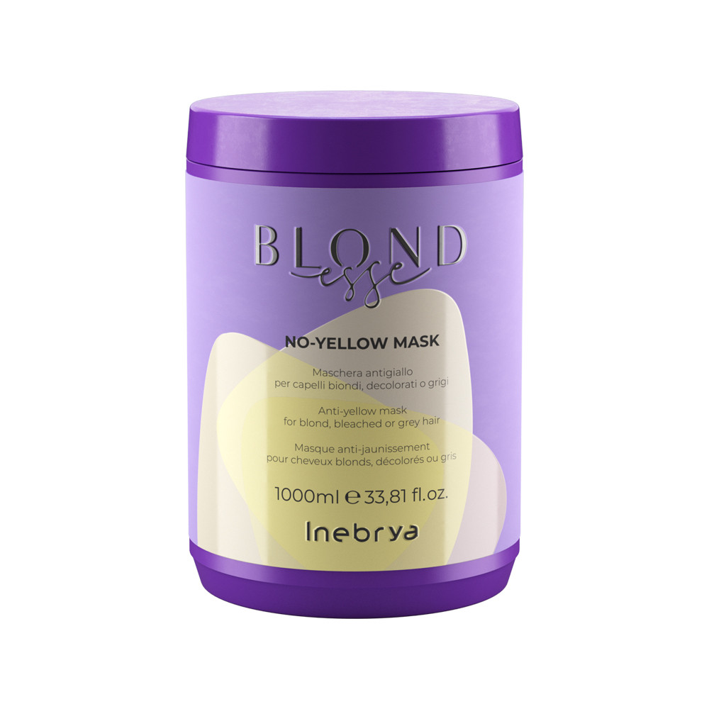 Маска для обесцвеченных или седых волос Yellow Inebrya, 1000 мл