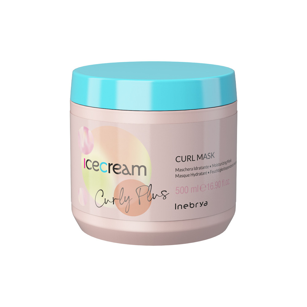 Маска для вьющихся волос и волос с химической завивкой Ice Сream Сurl Mask Inebrya, 500 мл