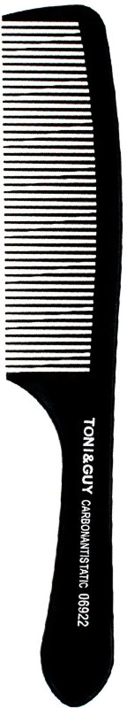 Гребінець для волосся T&G з ручкою Carbon 06922 YRE