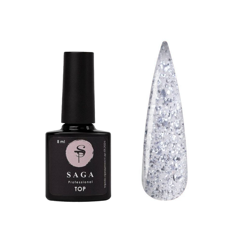 Топ без липкого шару Professional Leaf Silver Saga, 8 мл