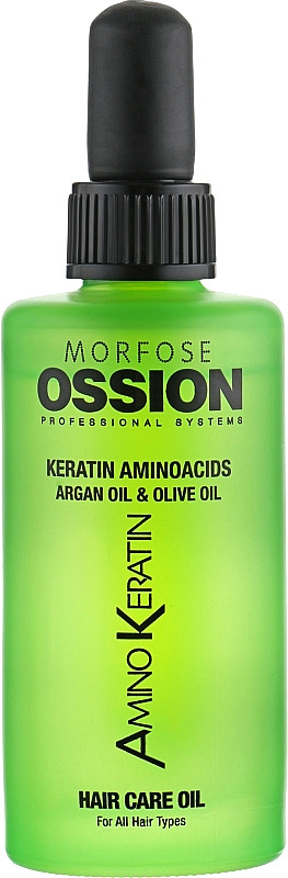 Олія для волосся з кератином Morfose Ossion Amino, 100 мл