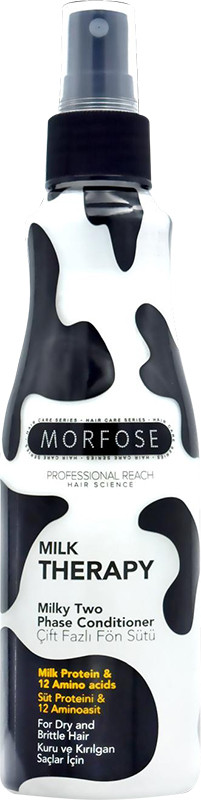 Кондиционер для волос двухфазный с молочным белком Milk Therapy Morfose, 220 мл