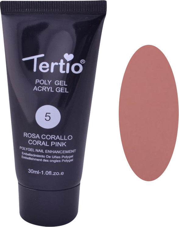 Полігель №05 Coral Pink Tertio, 30 мл