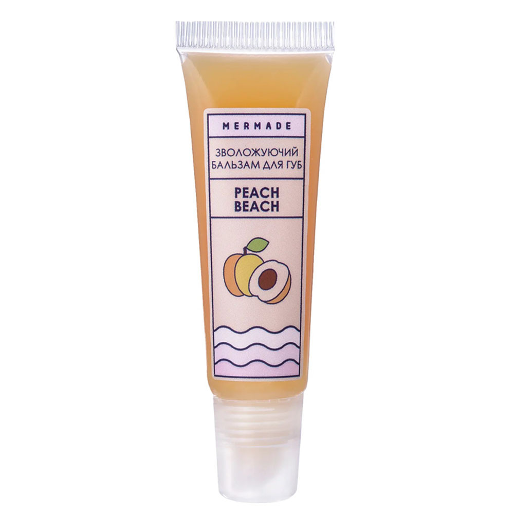 Зволожуючий бальзам для губ Peach Beach SPF 6 Mermade, 10 мл на beauty-prof.com Зволожуючий бальзам для губ Peach Beach SPF 6 Mermade, 10 мл
