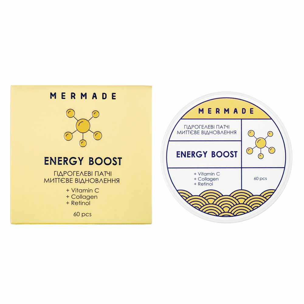 Витаминизированные патчи под глаза Energy Boost Mermade, 60 шт  Фото 2 