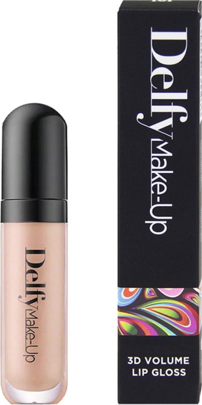 Блиск для губ 3D Volume Lip Gloss Lily Beige Delfy, 7 мл  Фото 2 