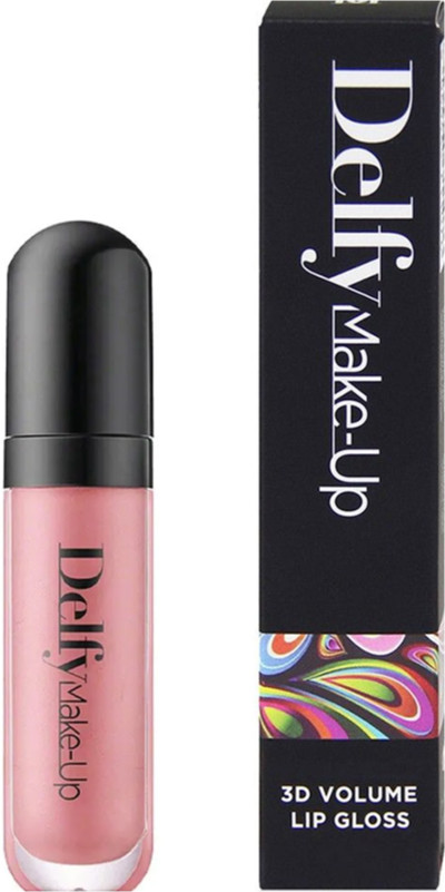 Блиск для губ 3D Volume Lip Gloss Peony Beige Delfy, 7 мл  Фото 2 